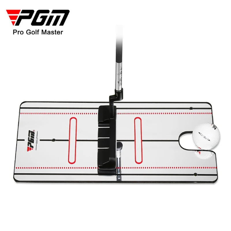 Beginner Golf Putter Trainer with Posture Correction Practice Mirror Panel JZQ016