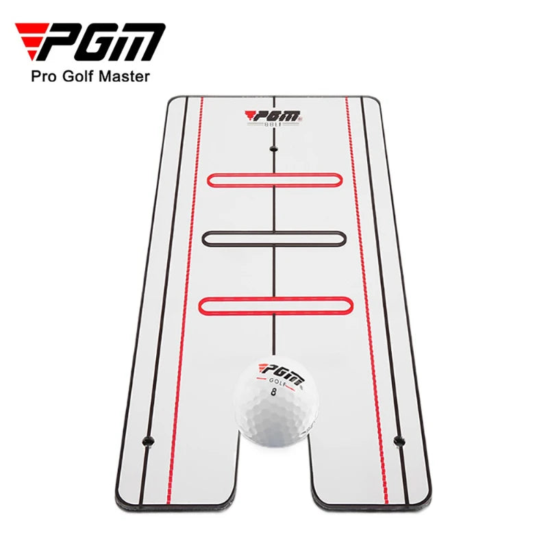 Beginner Golf Putter Trainer with Posture Correction Practice Mirror Panel JZQ016
